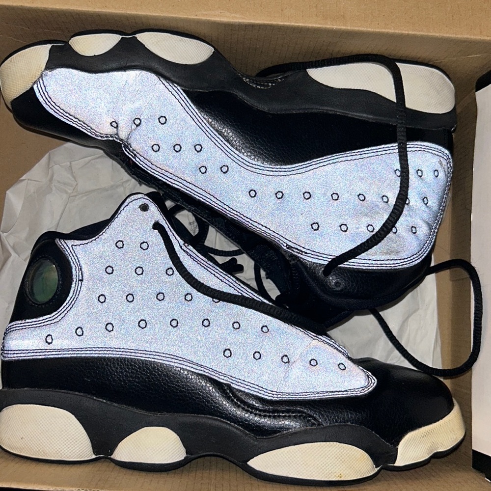 Air Jordan Retro 13 Pink, Grey, and Black